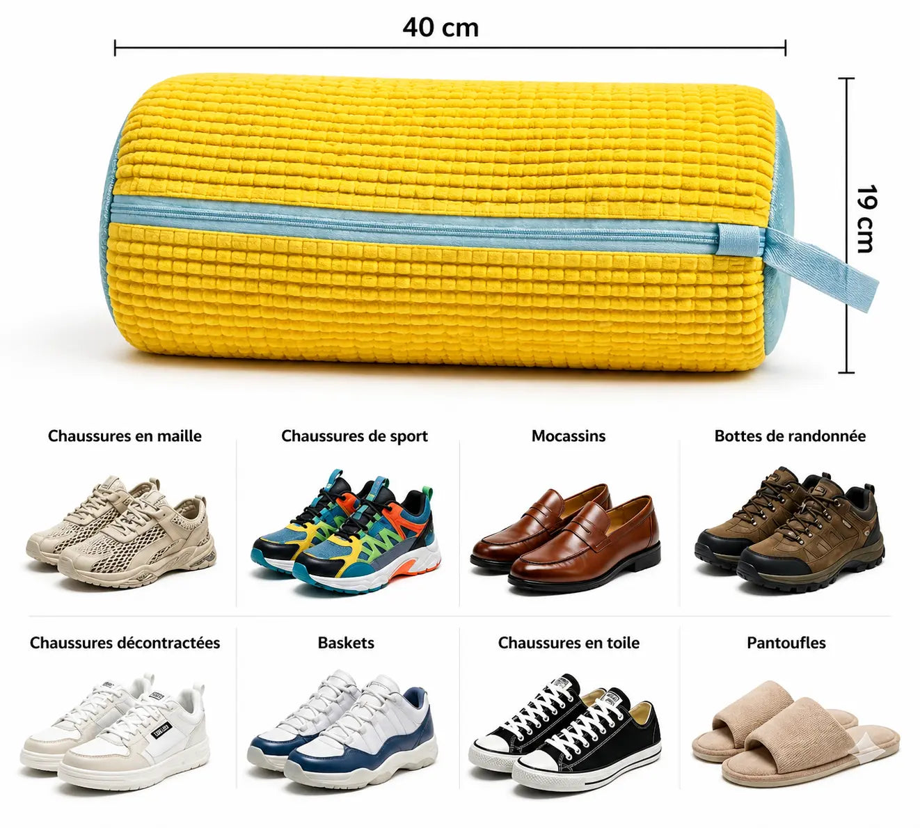 Sac de lavage chaussure